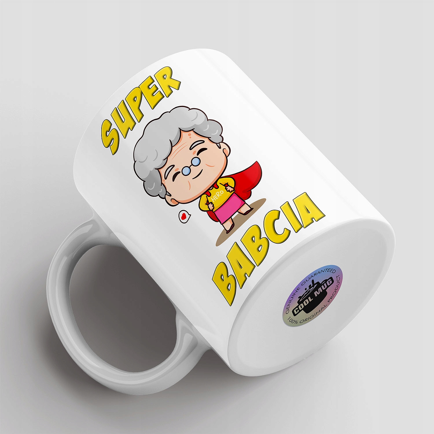 KUBEK NA DZIEŃ BABCI SUPER BABCIA PREZENT UPOMINEK JAKOŚĆ Marka inna