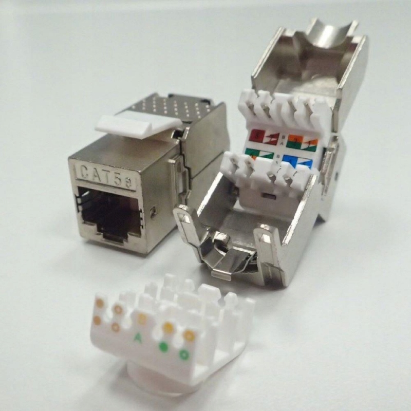 Moduł keystone Jack RJ45 kat. 5e FTP, Sklep, Opinie, Cena w Allegro.pl