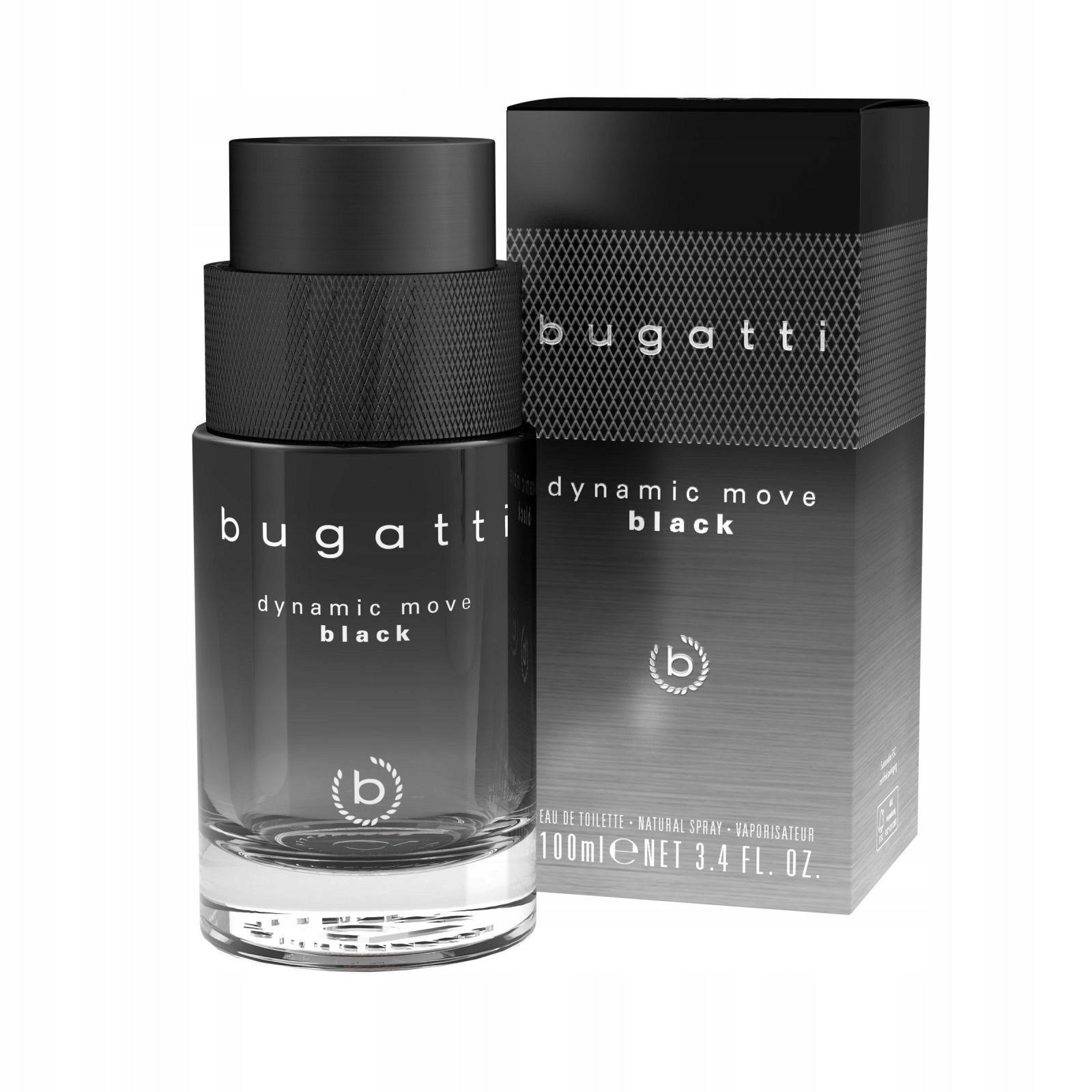 Bugatti Dynamic Move Black Toaletní Voda Pro Muže 100 ML