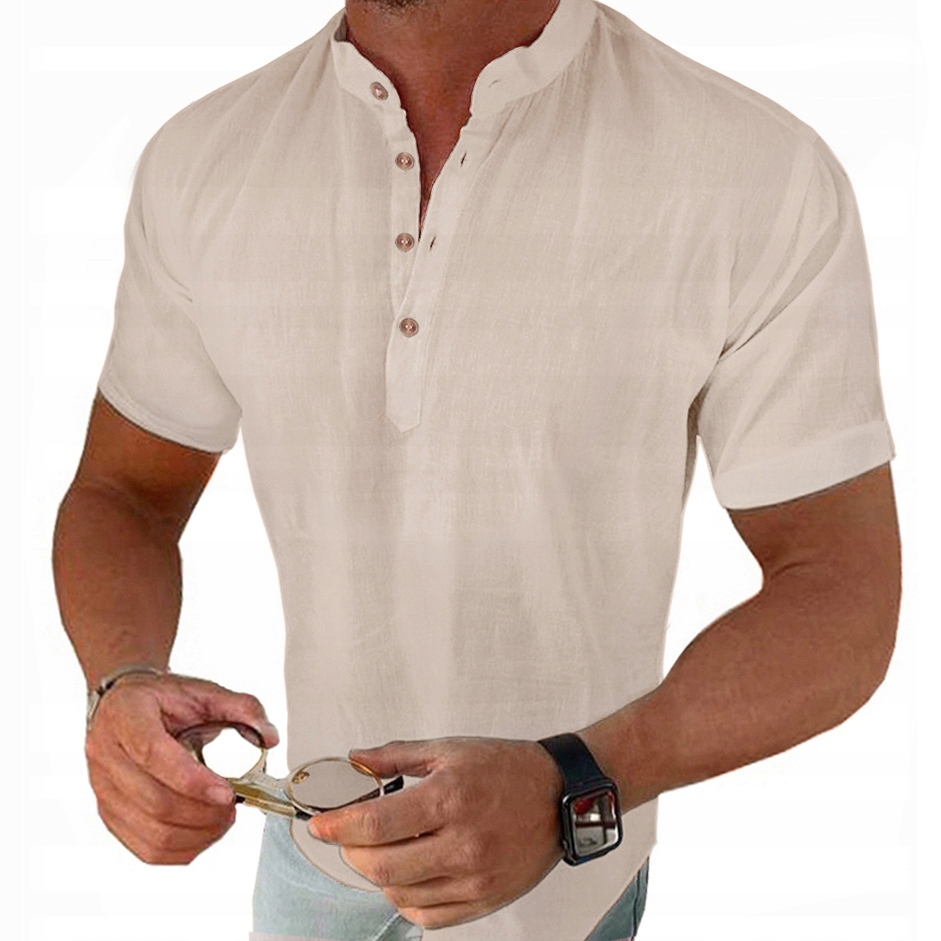 Pánská bavlněná košile Regular Casual, prodyšná