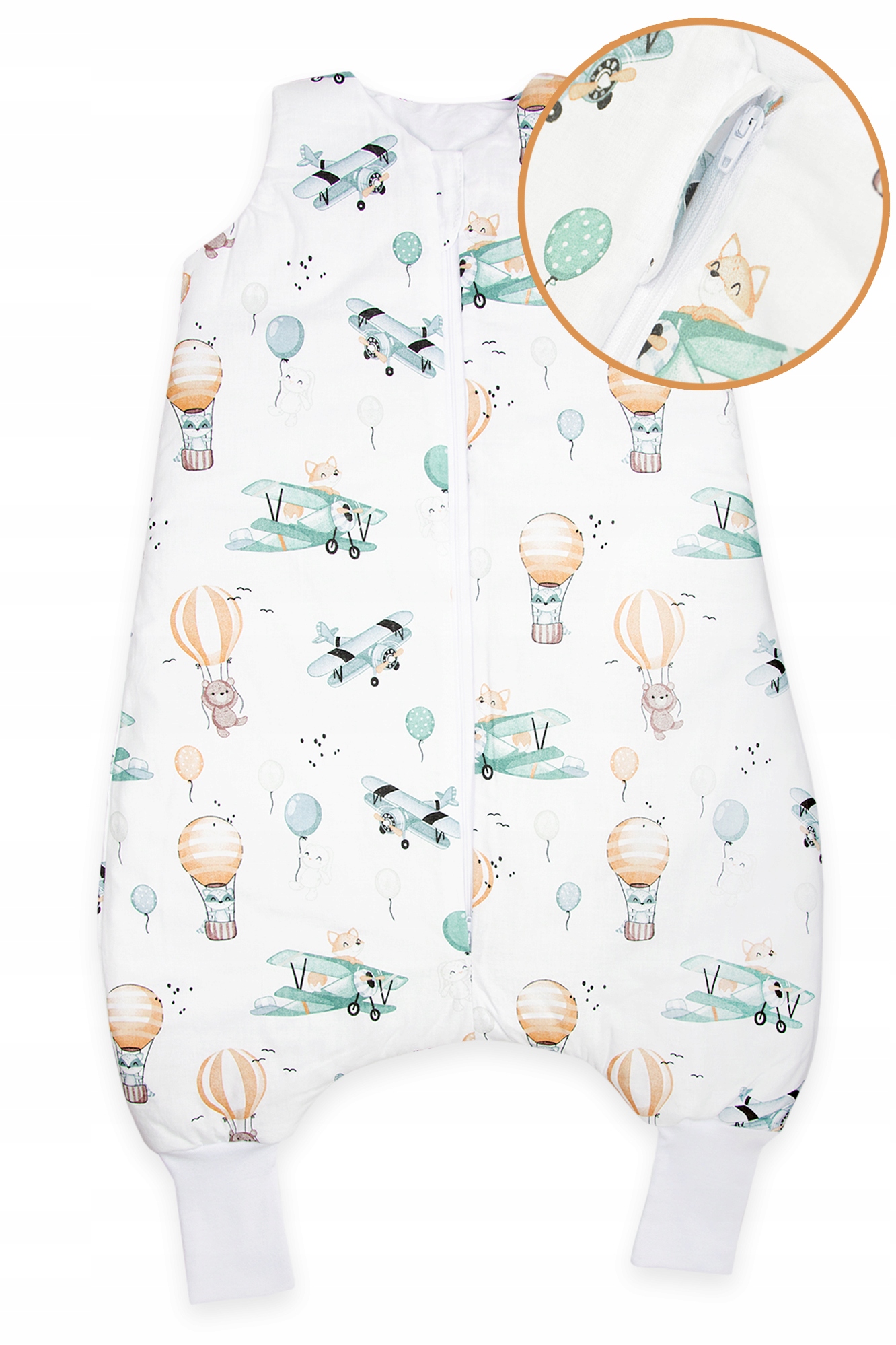 Śpiworek z nogawkami 104-122 L Całoroczny WZORY! Marka Ankras