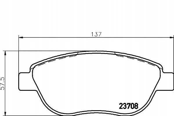 Textar Brzdové Destičky Fiat Přední Doblo Idea Jtd