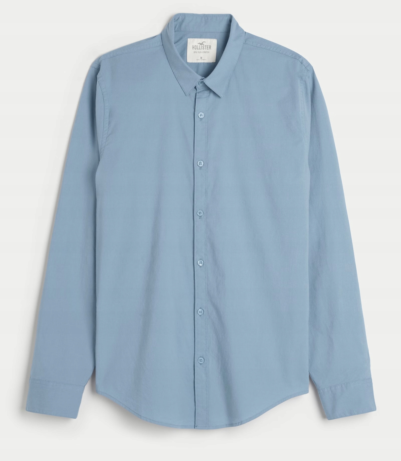 košile Abercrombie Hollister L epic flex modrá