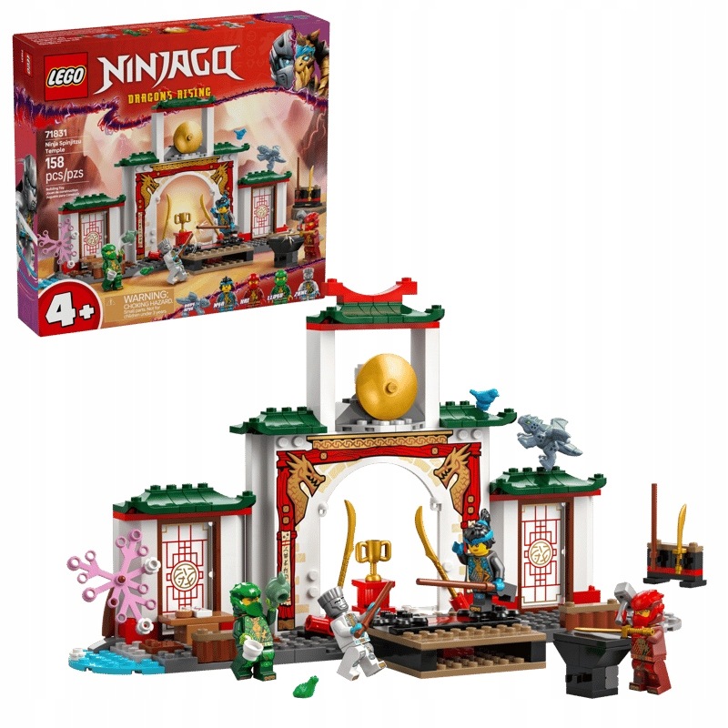 Lego Ninjago Sada kostek 71831 Chrám Spinjitzu 158 dílků