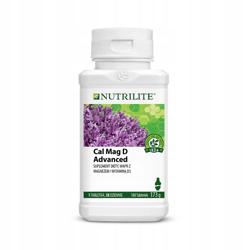 

Cal Mag D Advanced Wapń Magnez Nutrilite Amway 180