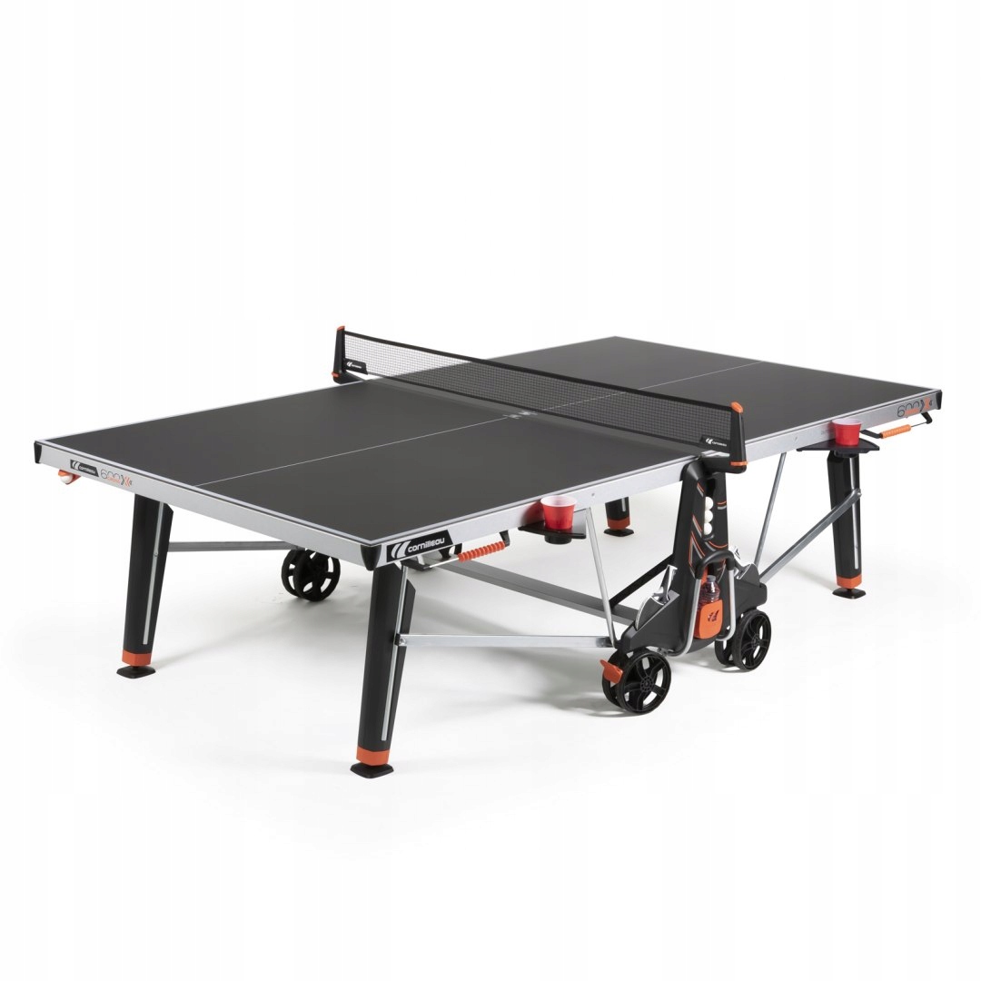 Stół Tenisowy 600X Outdoor Czarny Cornilleau