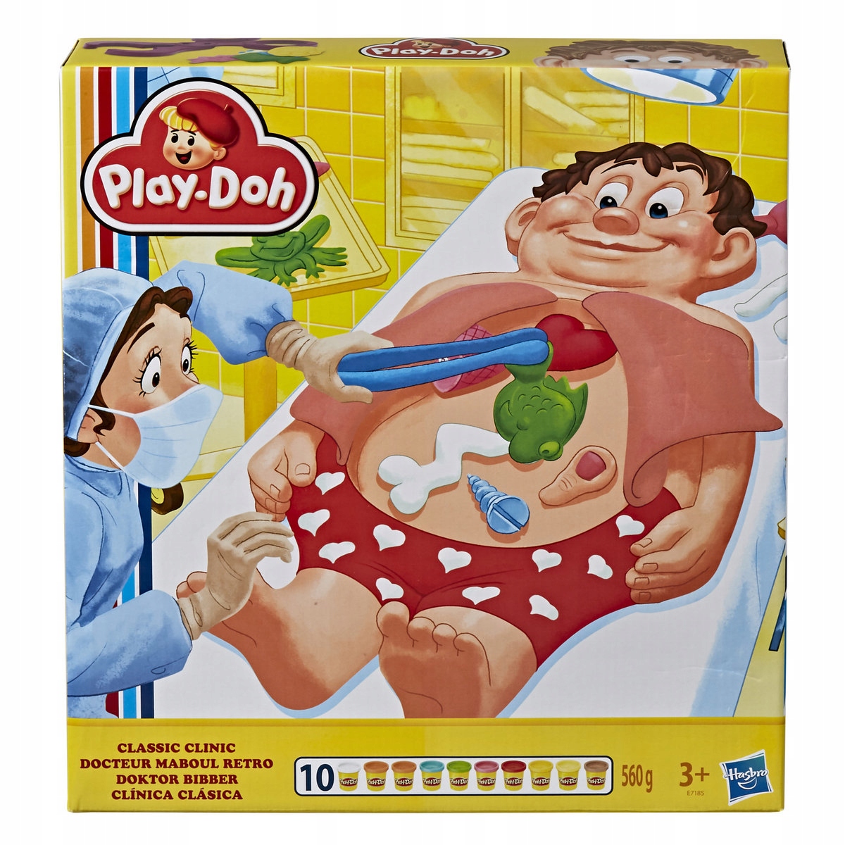 

Play-Doh Ciastolina Klasyczna klinika 10 tub