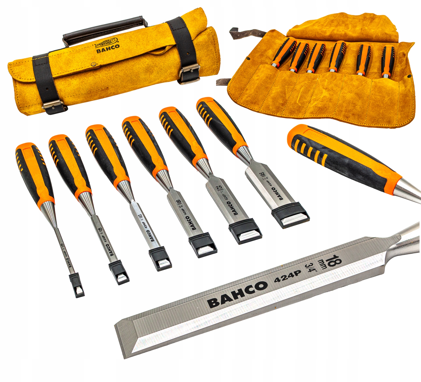 

Zestaw Dłut Dłuta Stolarskie 6 sz Bahco 424P-S6-LR