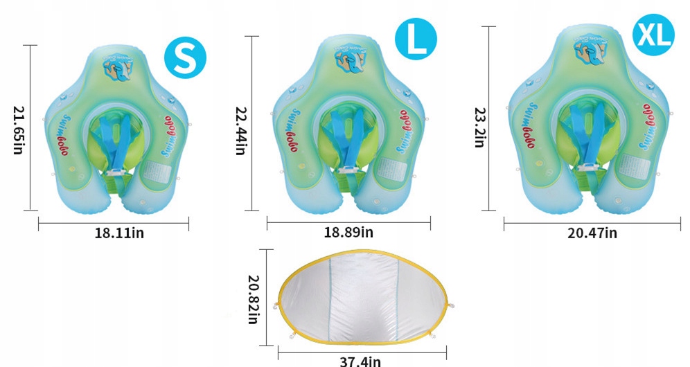 NADMUCHIWANY PIERŚCIEŃ DLA NIEMOWLĄT (L) Model koło