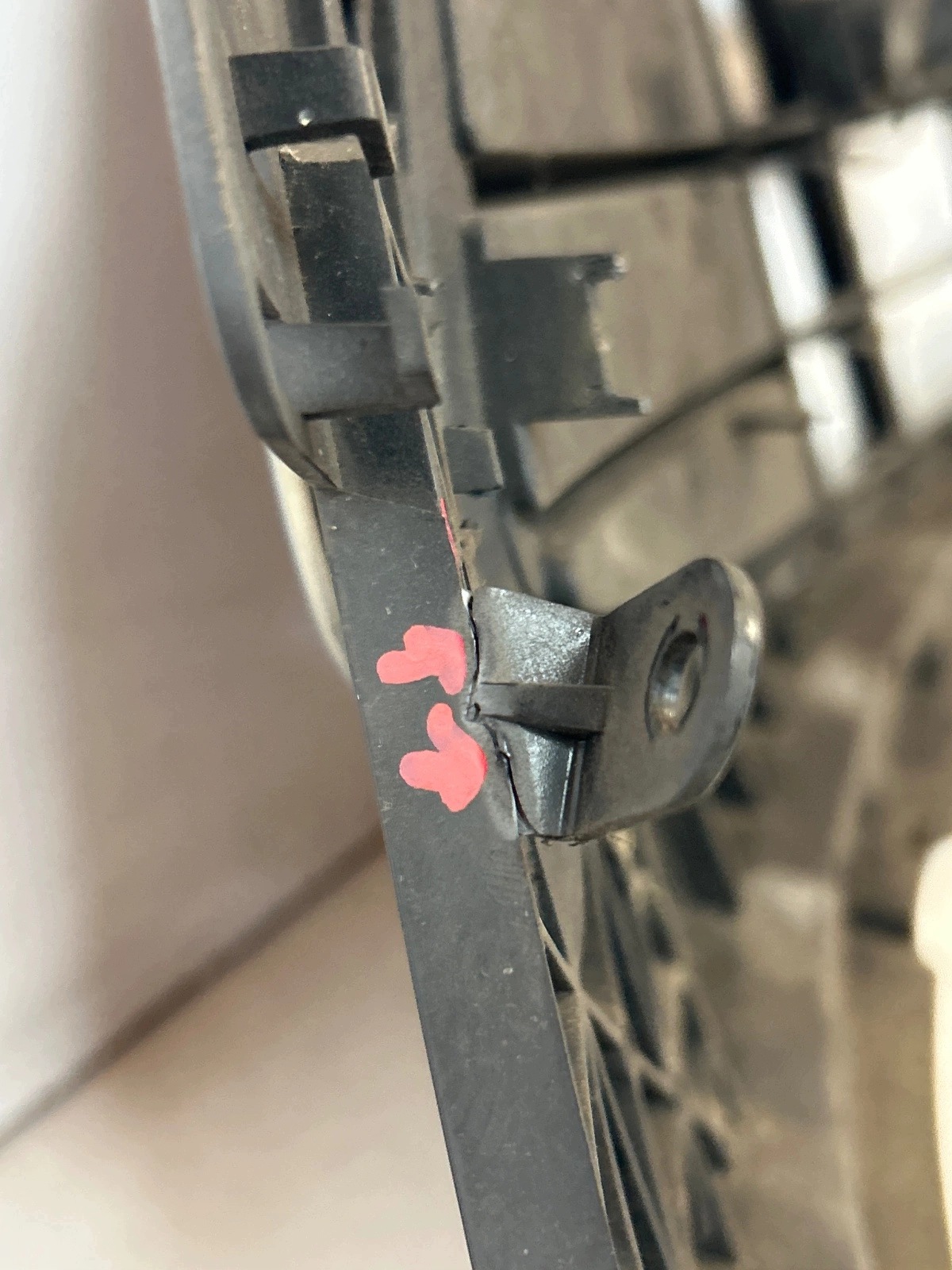 Grill Lüftungsgitter mitte der Stoßstange Ford S-Max Mk1 lift
