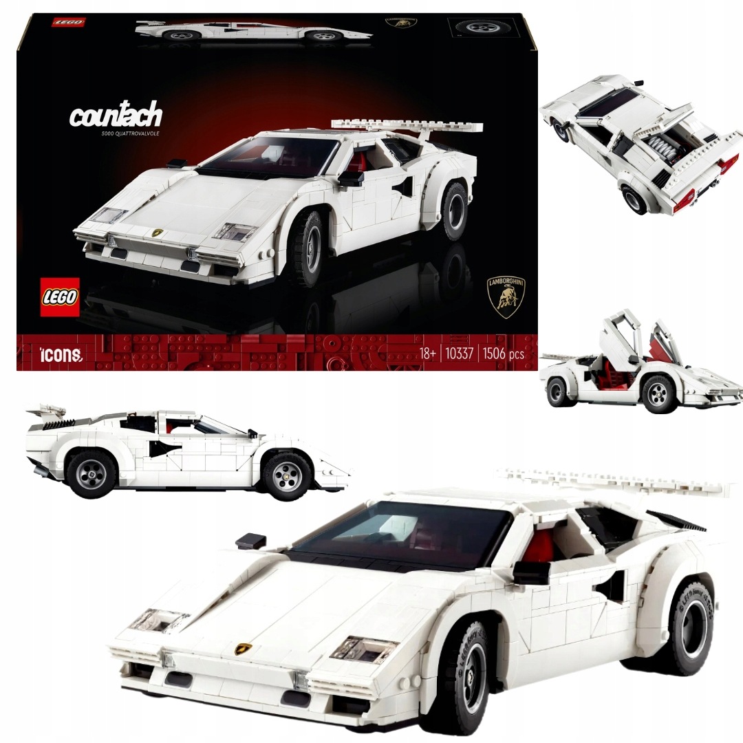 Lego Icons 10337 Lamborghini Countach 5000 Quattrovalvole 1506 dílků Auto