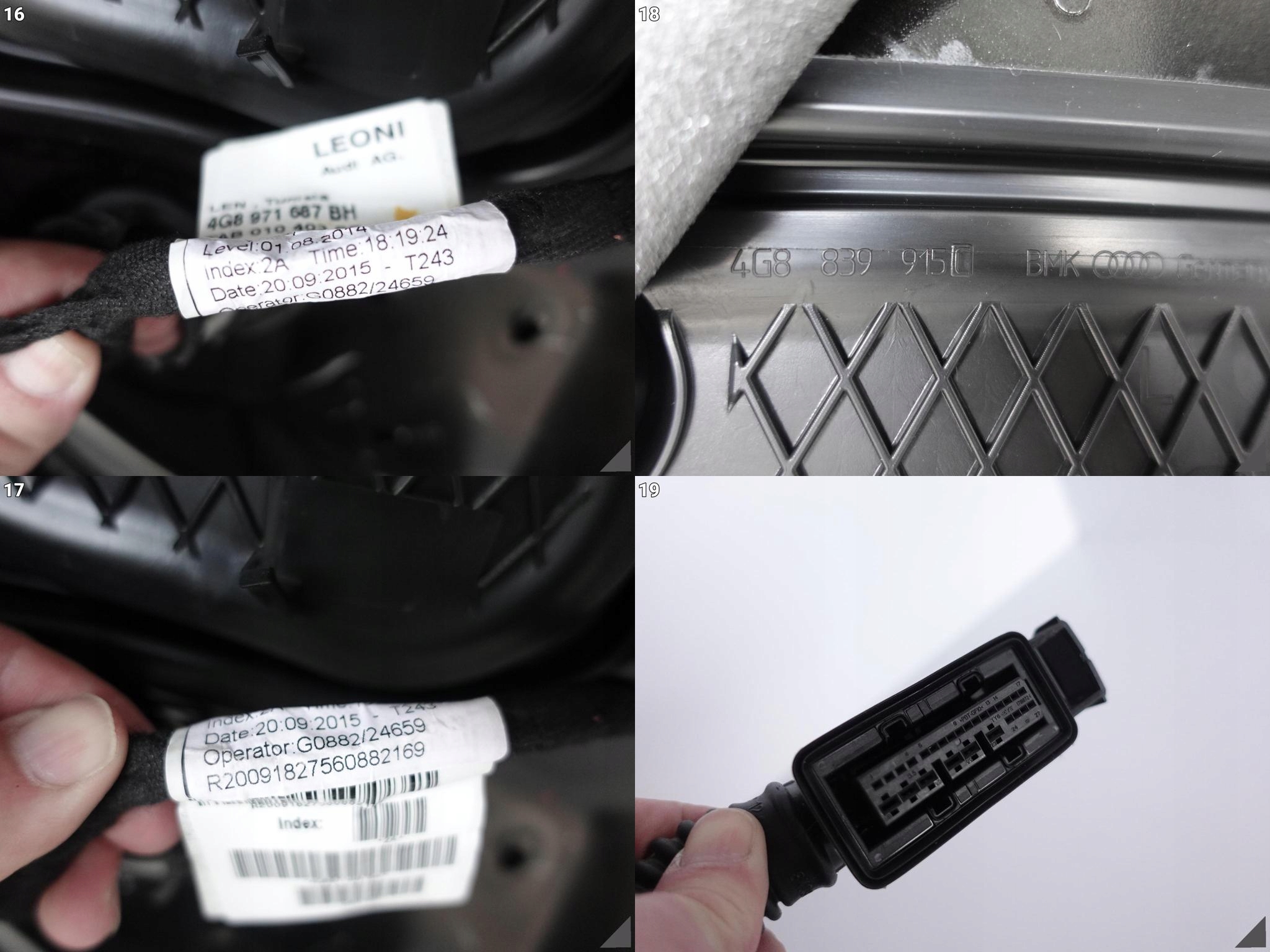 AUDI A7 S7 RS7 4G8 10-18 LIFT door left *A2A2*