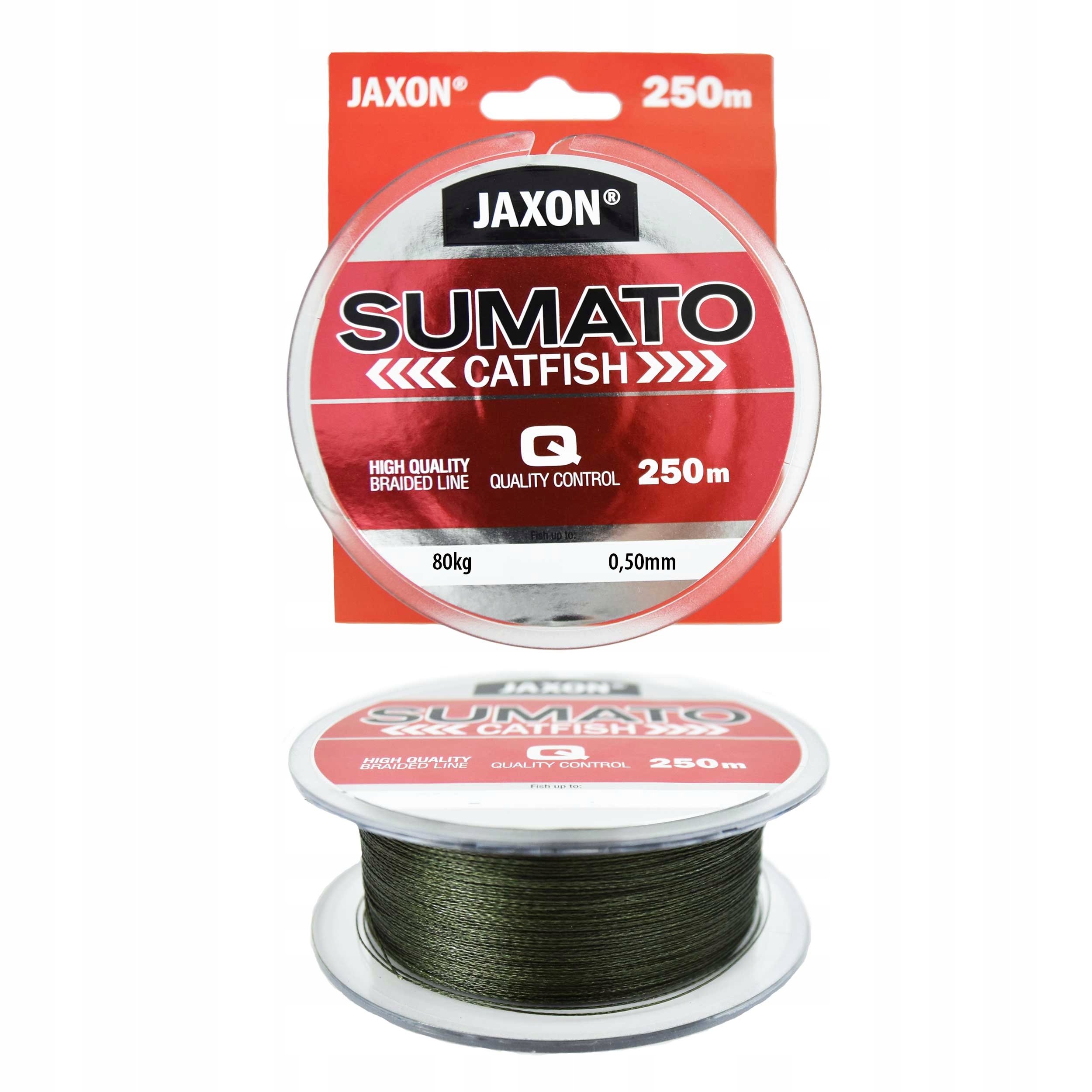 Plecionka sumowa Sumato Catfish Jaxon 0.50mm 250m 80kg