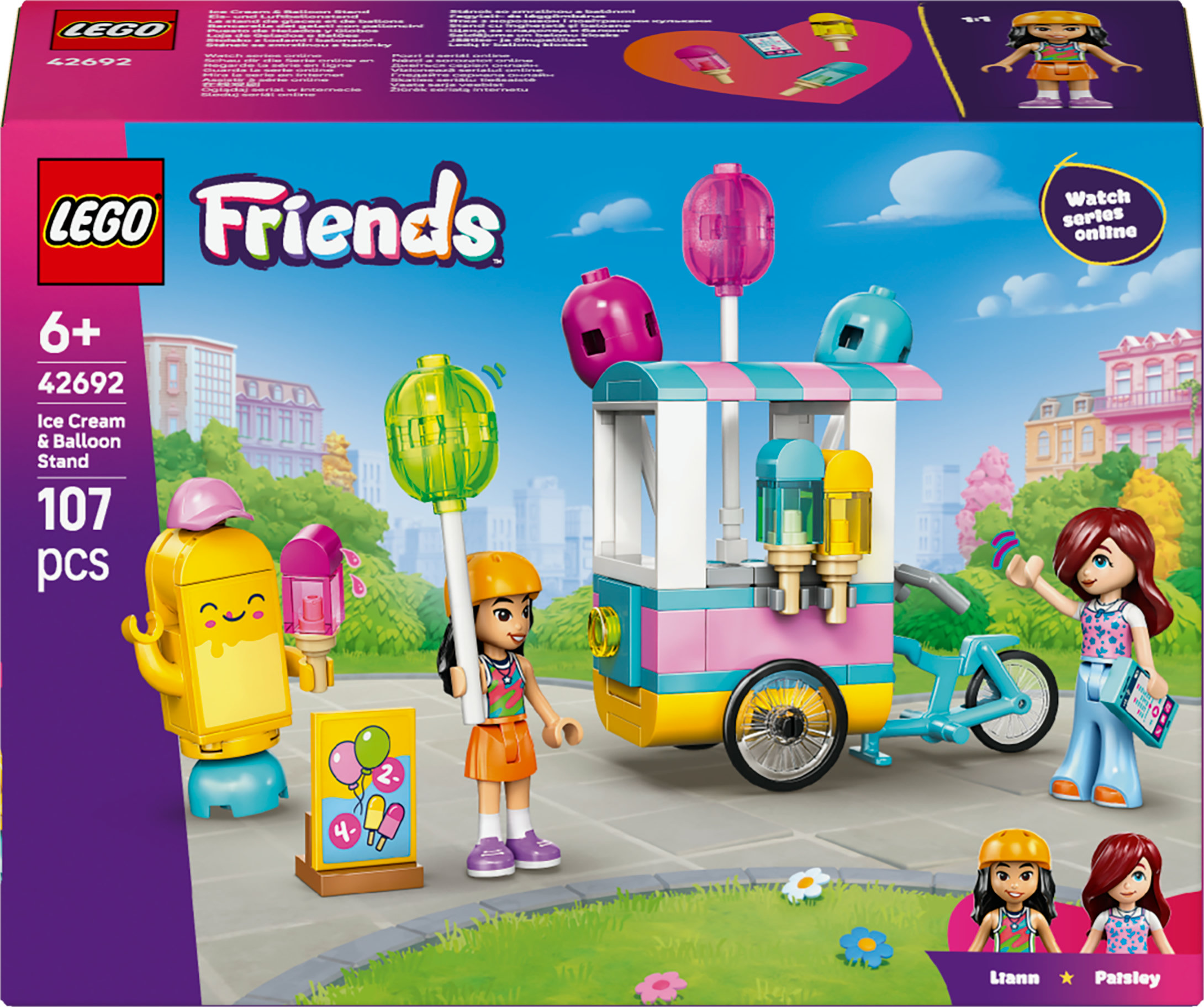 Lego Friends Stoisko z lodami i balonami 42692