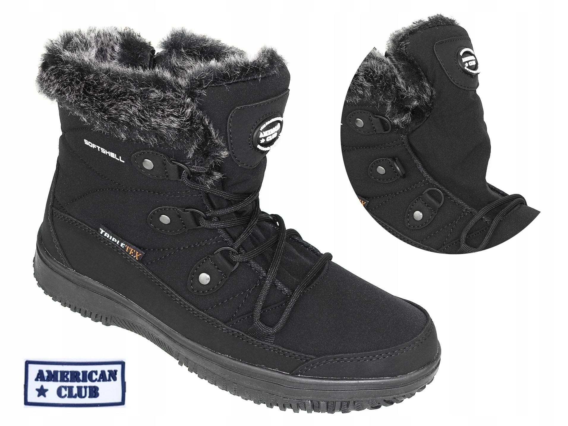 

Buty Zimowe Dmaskie Ocieplane Z Membraną Softshell