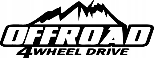 

Naklejka na auto Offroad 4 Whell Drive 15 cm c. 9