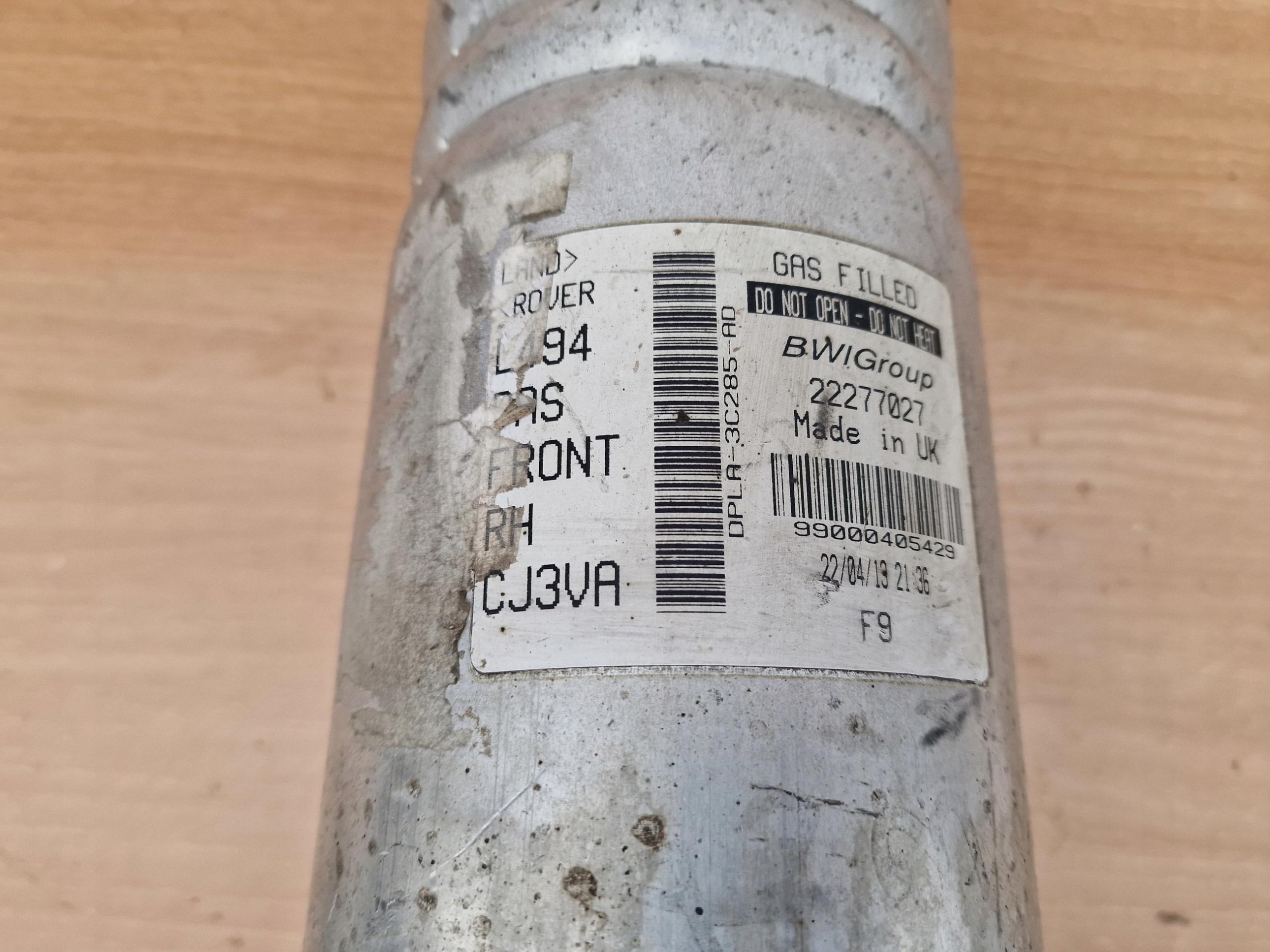 RANGE ROVER SPORT L494 right shock absorber front BDB