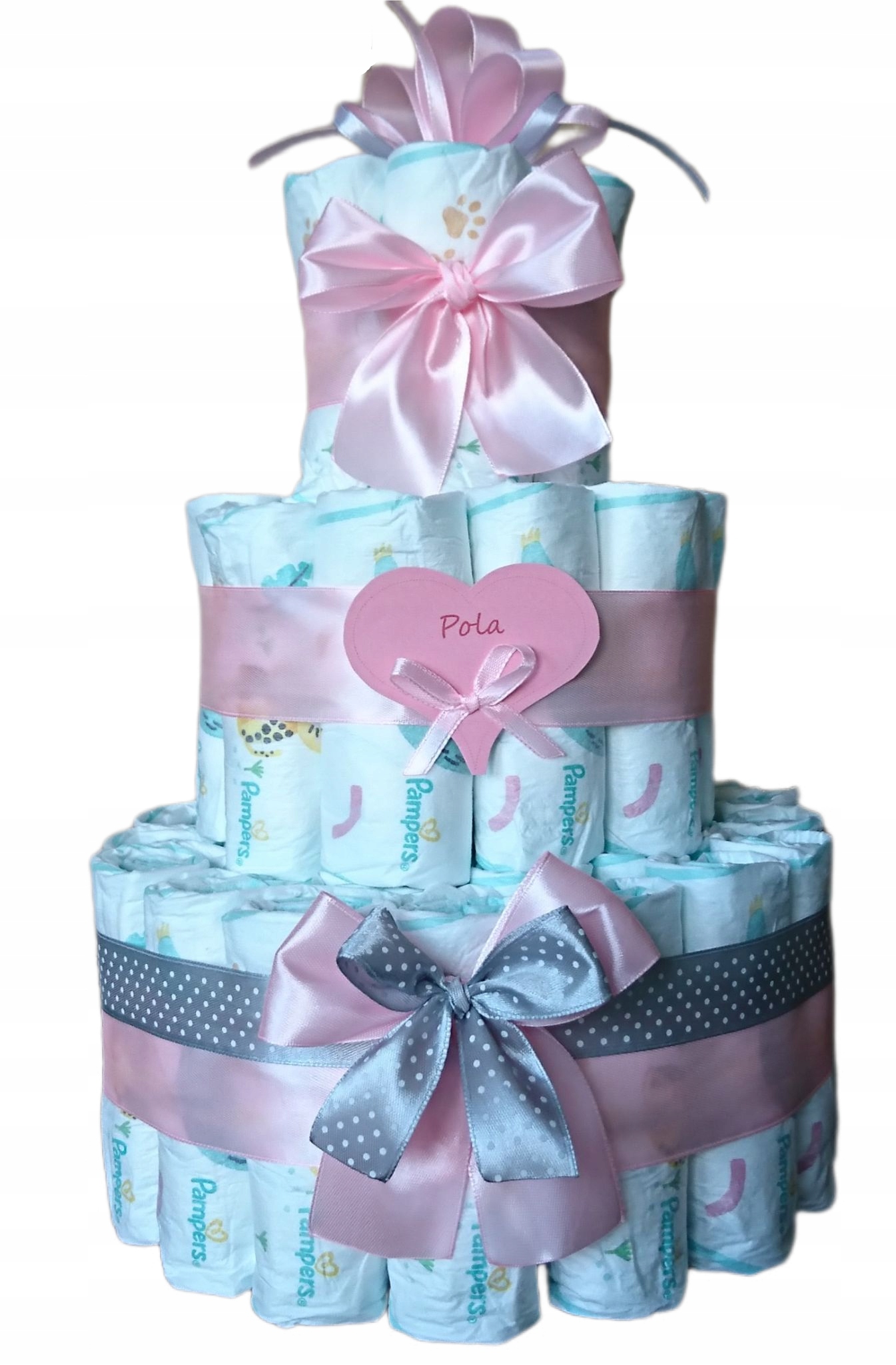 

Tort Z Pieluch Pampers 2 Chrzest Narodziny