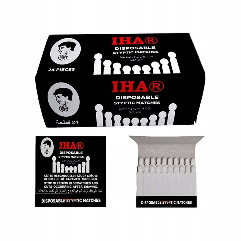 Patyczki Ałunowe Na Zacięcia Skaleczenia 100 szt