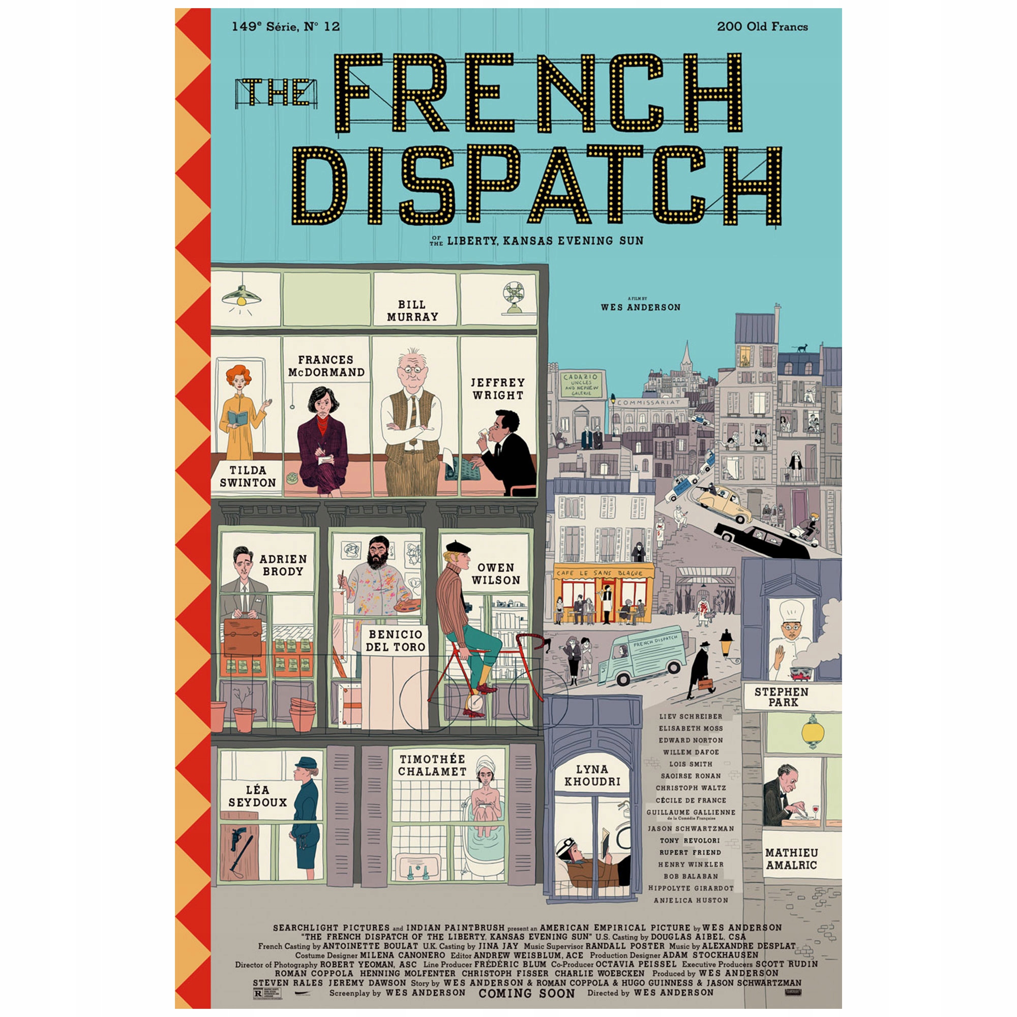

Plakat The French Dispatch Wes Anderson A1+