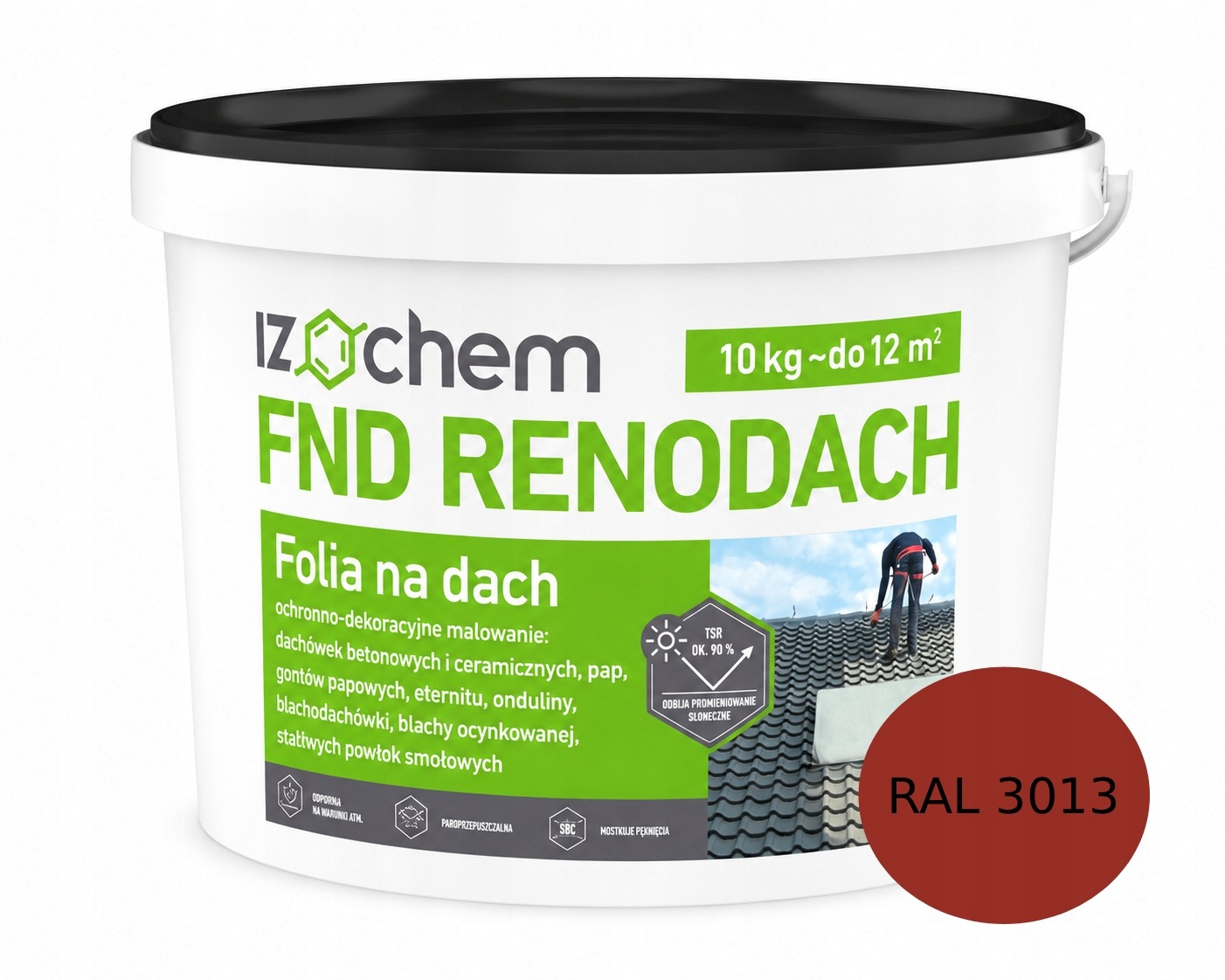 Renodach Cihlová Fólie na plech Papy Betonu Trvanlivé dřevo Elastická 10 kg