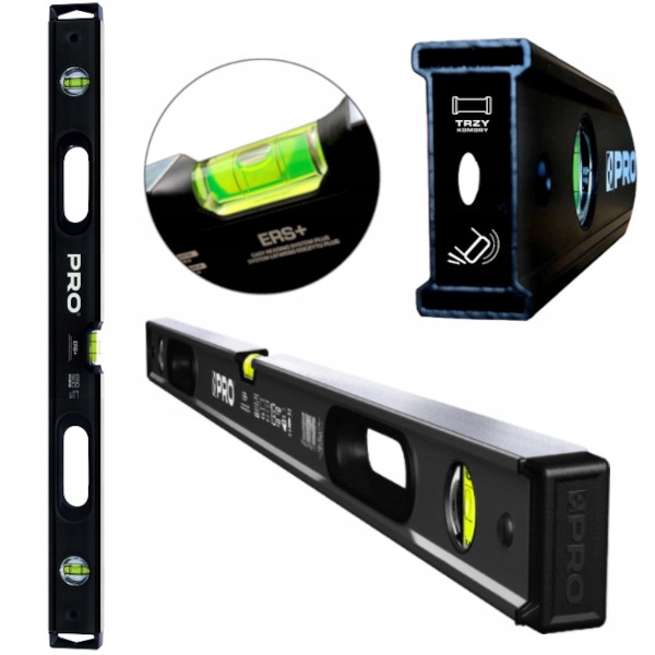 Vodováha PRO900 Heavy Duty Black Uchow. 100 CM Pro