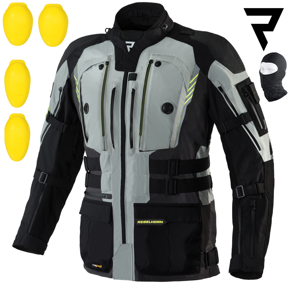 Motocyklová Bunda Rebelhorn Patrol Mužská Vodotesná Dlhá Darčeky