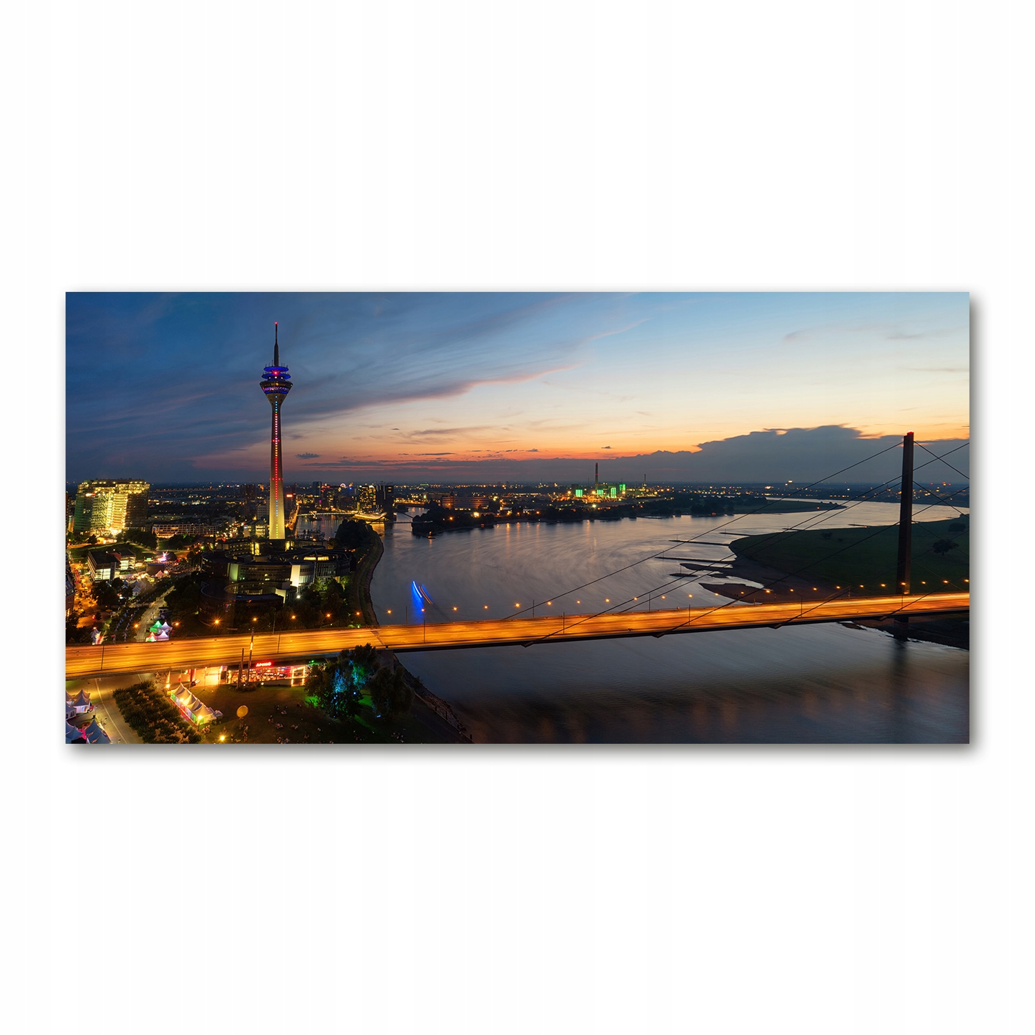 

Foto obraz szkło akryl Dusseldorf Niemcy 120X60 cm