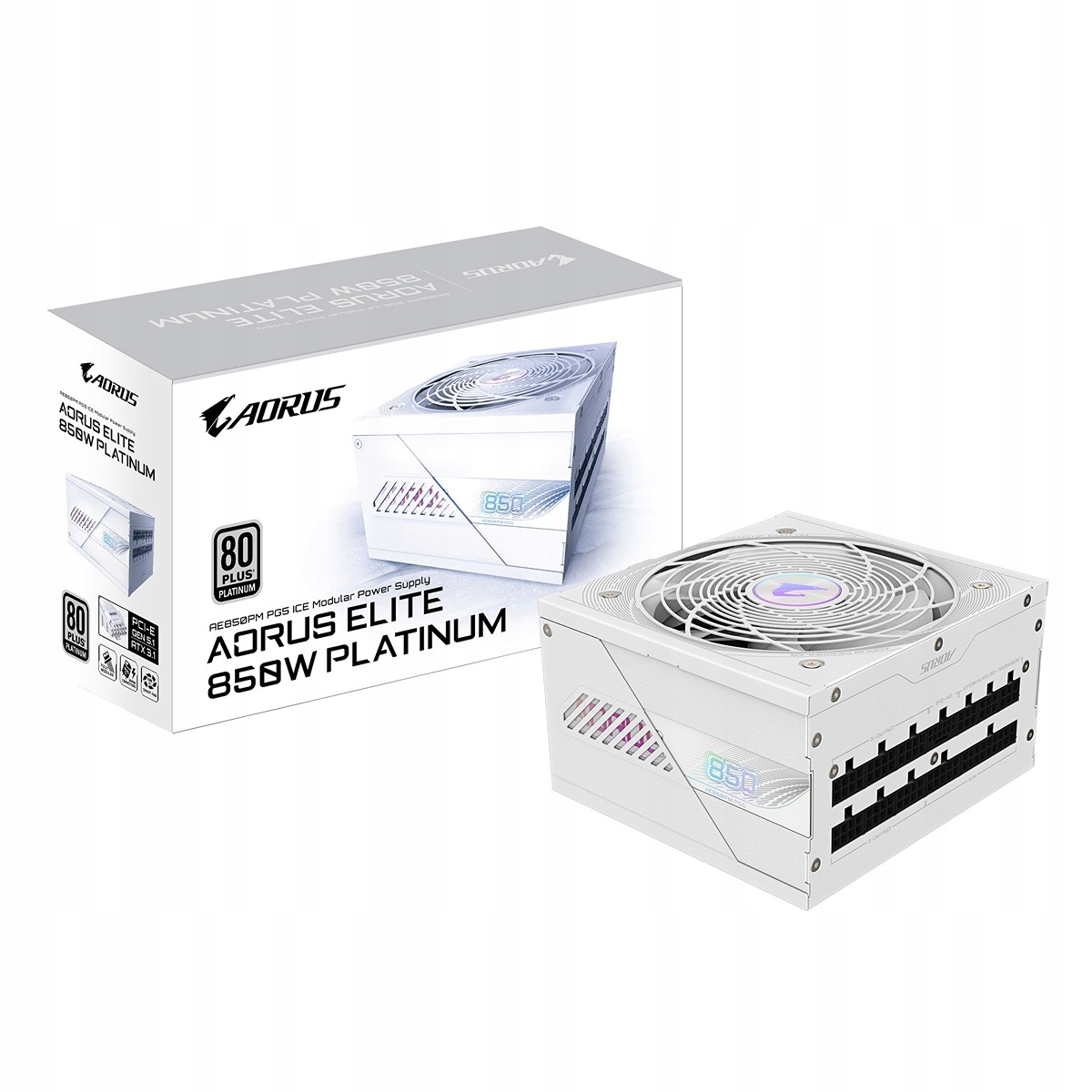 Gigabyte Aorus Elite P850W ICE/850W/ATX 3.1/80PLUS Platinum/Modular/Retail