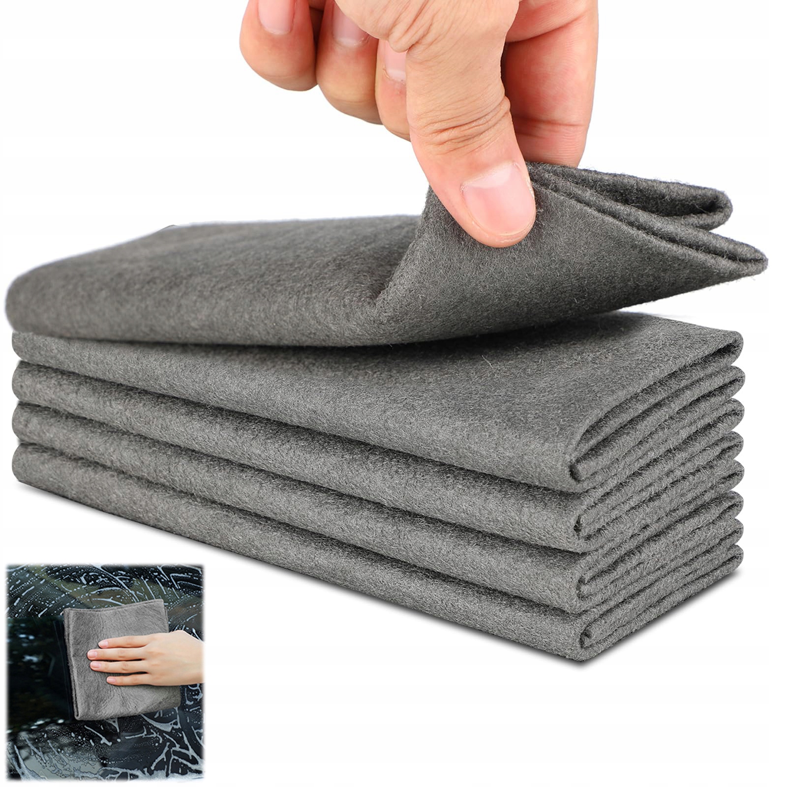 Levně 5 X Magická Utěrka Na Čištění Mikrovlákna Savá 30X40 CM