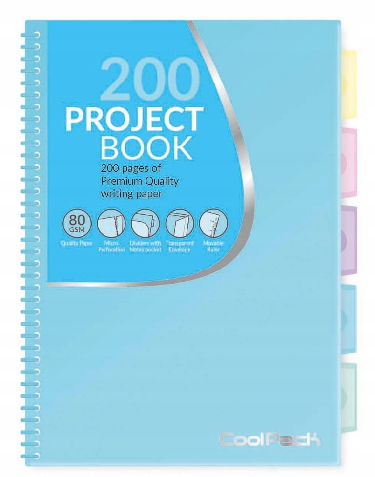 

Coolpack Kołozeszyt Pp B5 200 kartek niebieski
