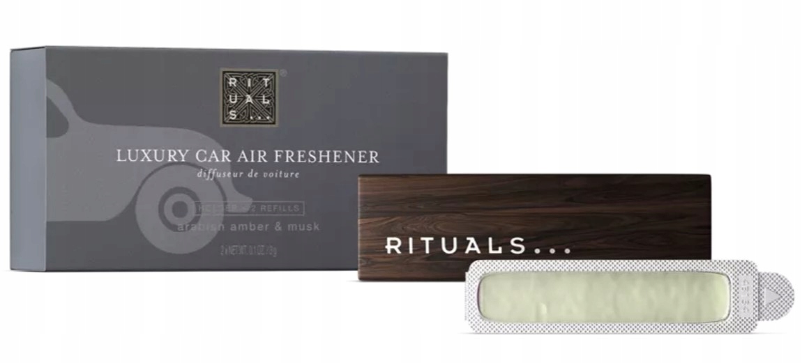 Rituals Homme Car zapach samochodu auta Uchwyt 2 wkłady dla niego