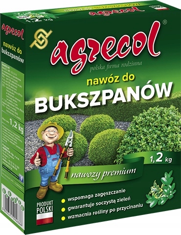 

Agrecol Nawóz Do Bukszpanów Pod Bukszpany 1,2KG
