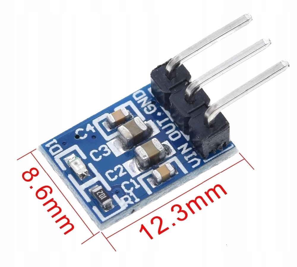 561 Mini stabilizator napięcia 3,3 AMS1117 Arduino Producent Inna