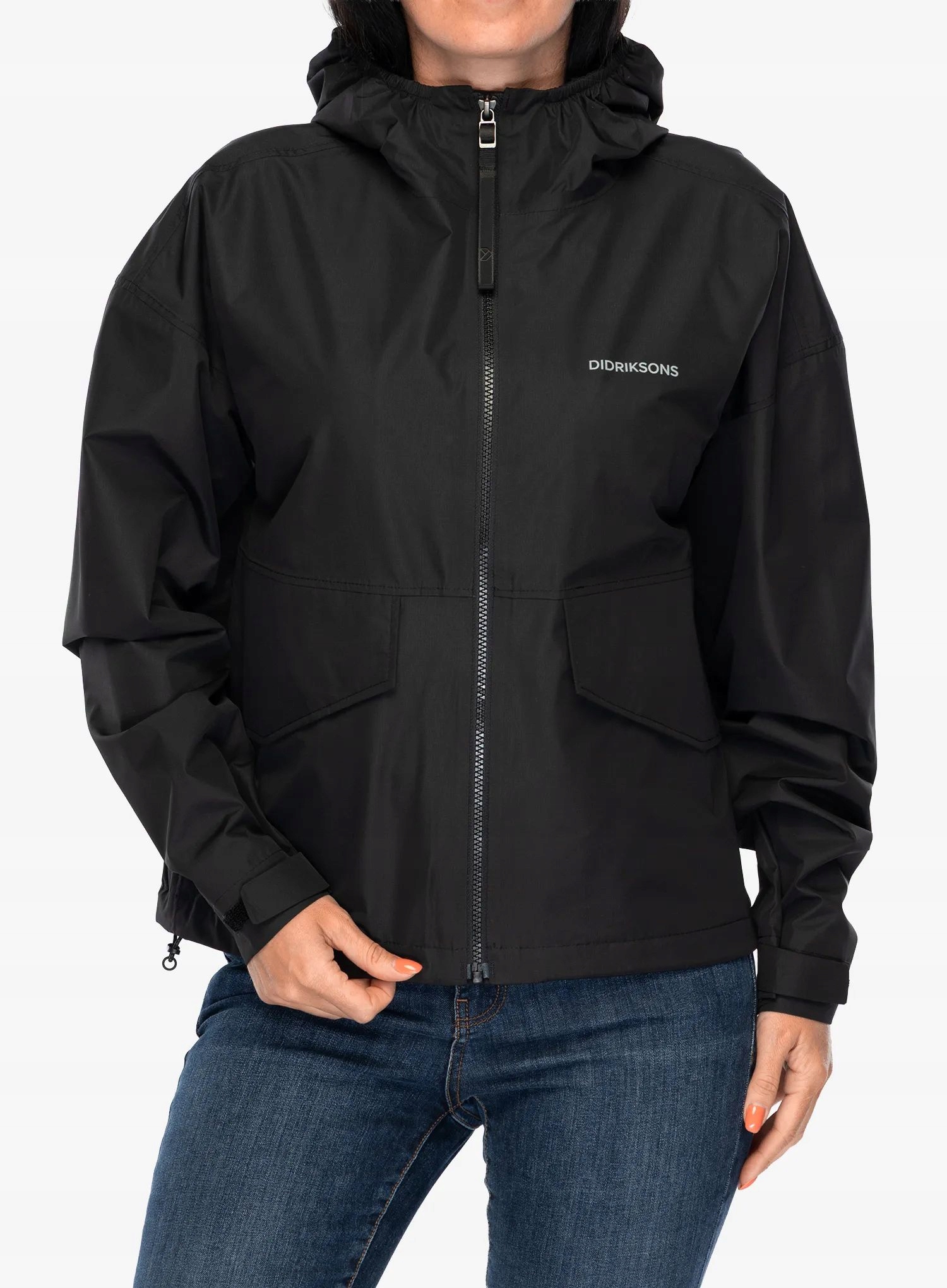 Dámská nepromokavá bunda Didriksons Milena Jacket černá 36 (s)