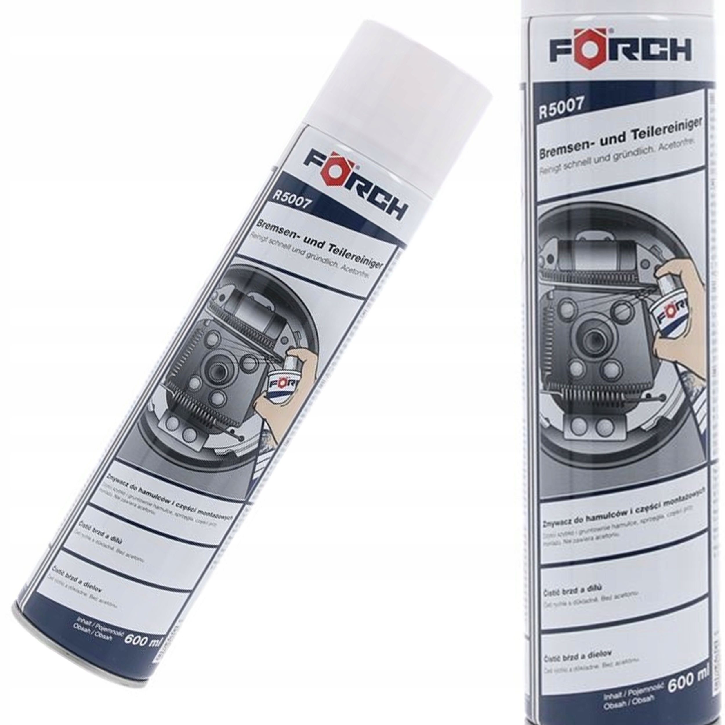 Zmywacz odtłuszczacz do hamulców Forch Brake Cleaner R5007 600ml