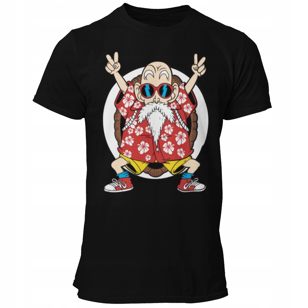 

Koszulka Męska Genialny Żółw Dragon Ball Roshi