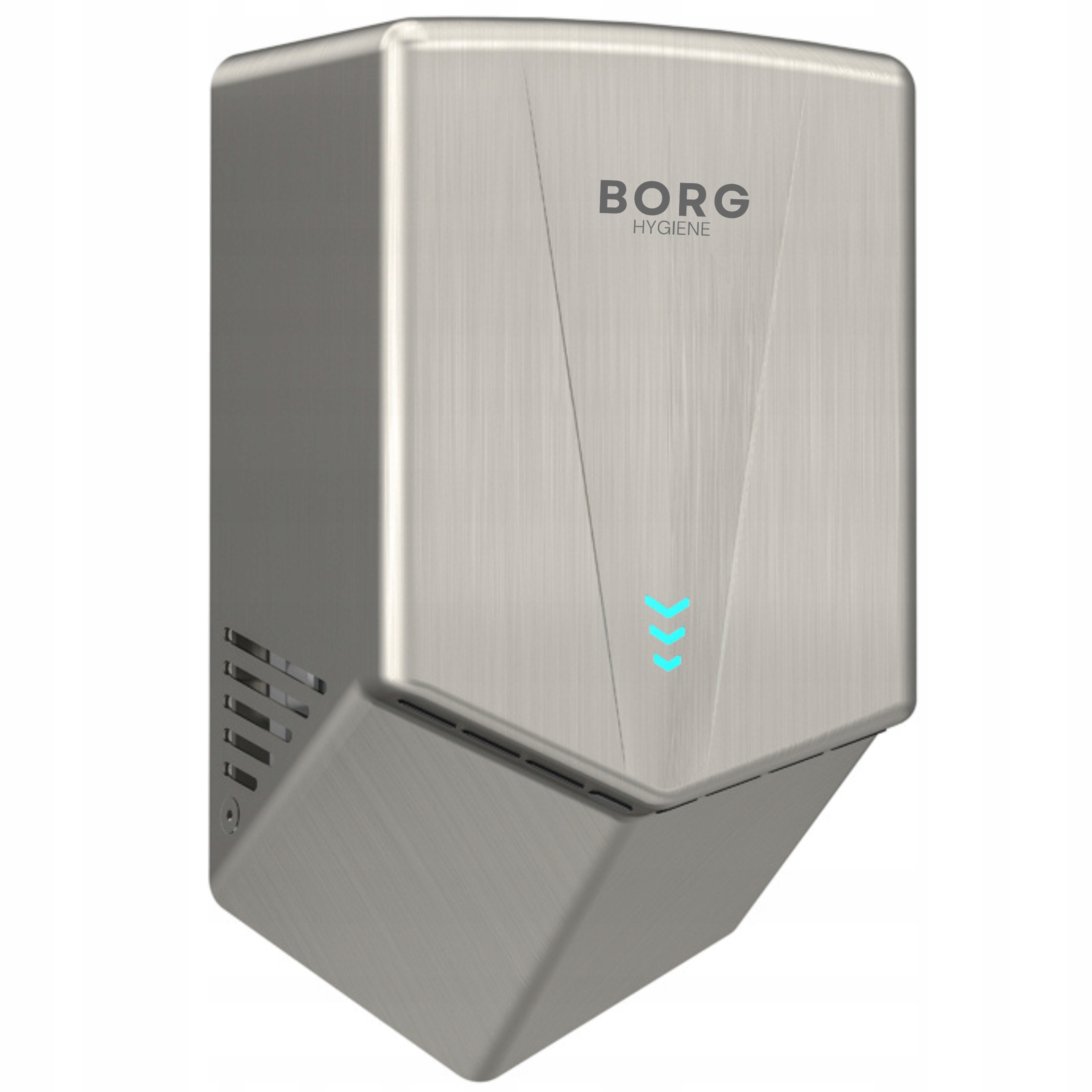 Automatický osoušeč rukou Výkonný 1300W Borg V-Blade Steel Stříbrný 7-9 sekund