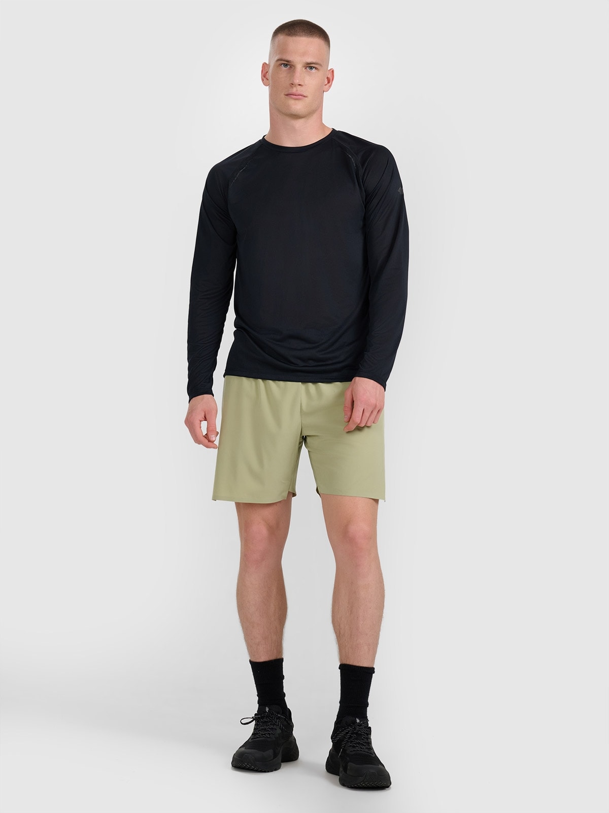 4F Kraťasy Olivová Khaki XL