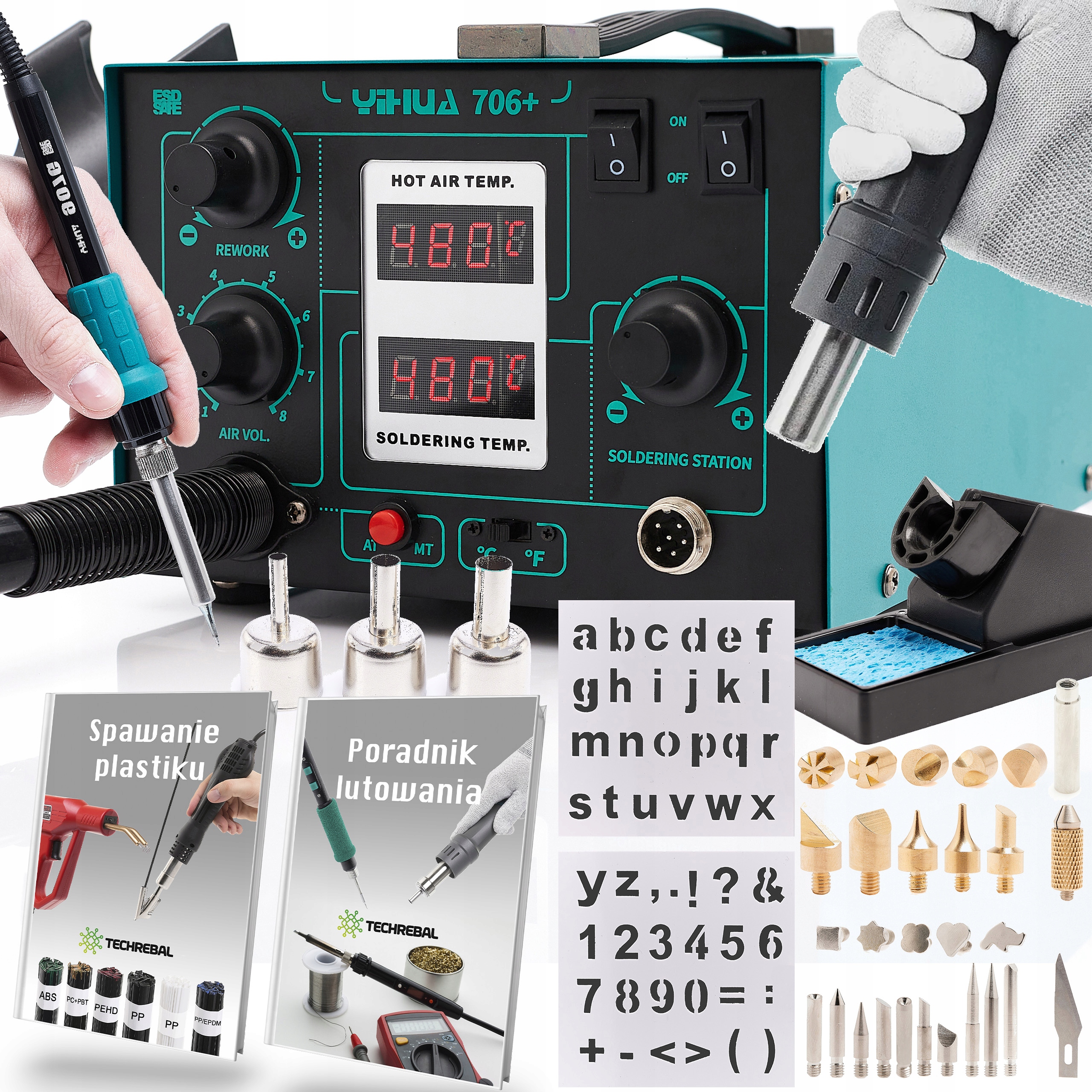 Wypalarka Do Drewna Stacja Lutownicza 2W1 706+