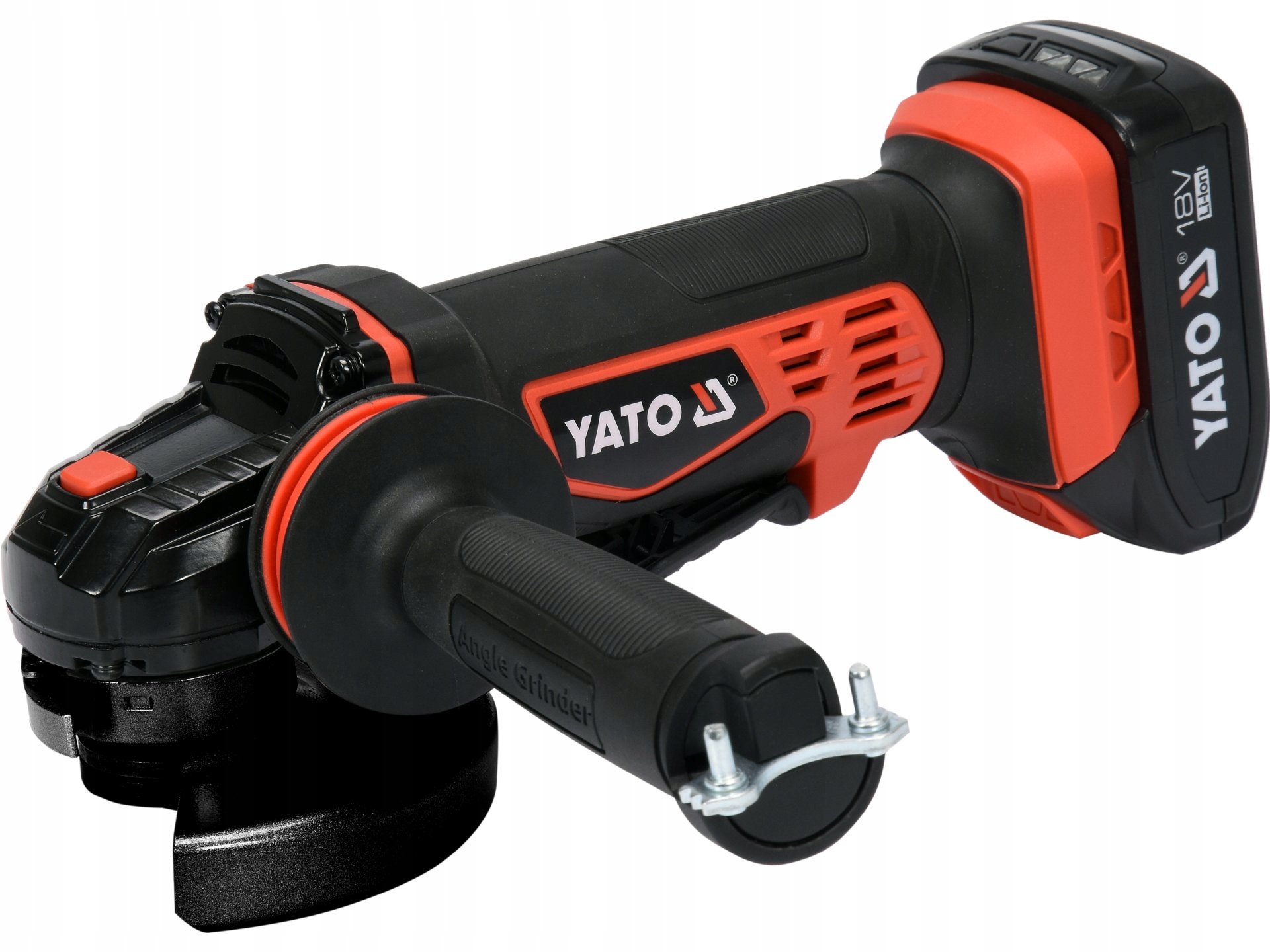 Aku Úhlová Bruska 18 V 125 MM S Akumulátorem Li-ion 2AH Yato