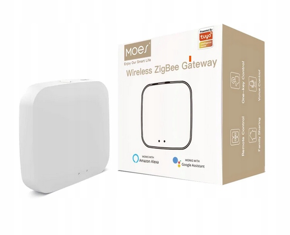 Centrální brána Zigbee 3.0 Moes Zhub Ethernet Tuya Smart Home
