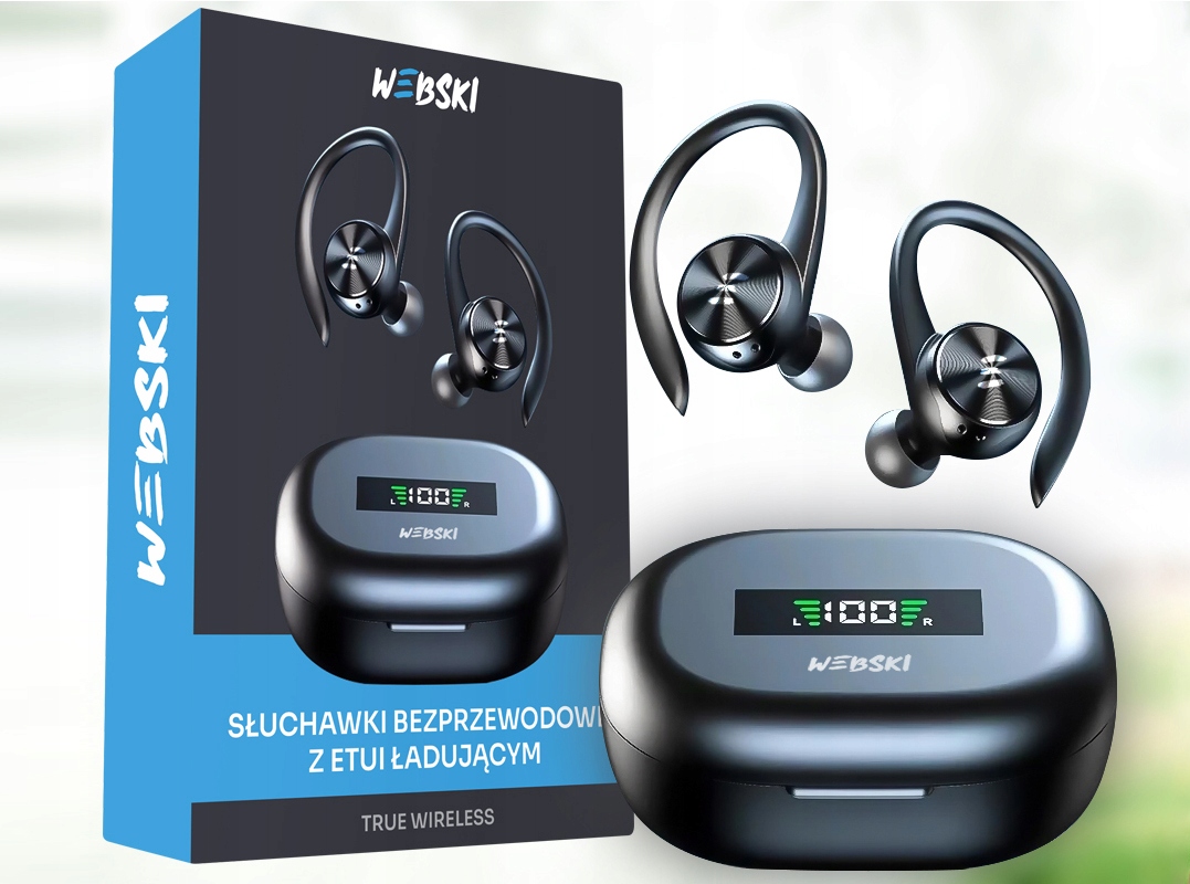 SŁUCHAWKI DOUSZNE BEZPRZEWODOWE TWS+POWER-BANK Stan opakowania oryginalne