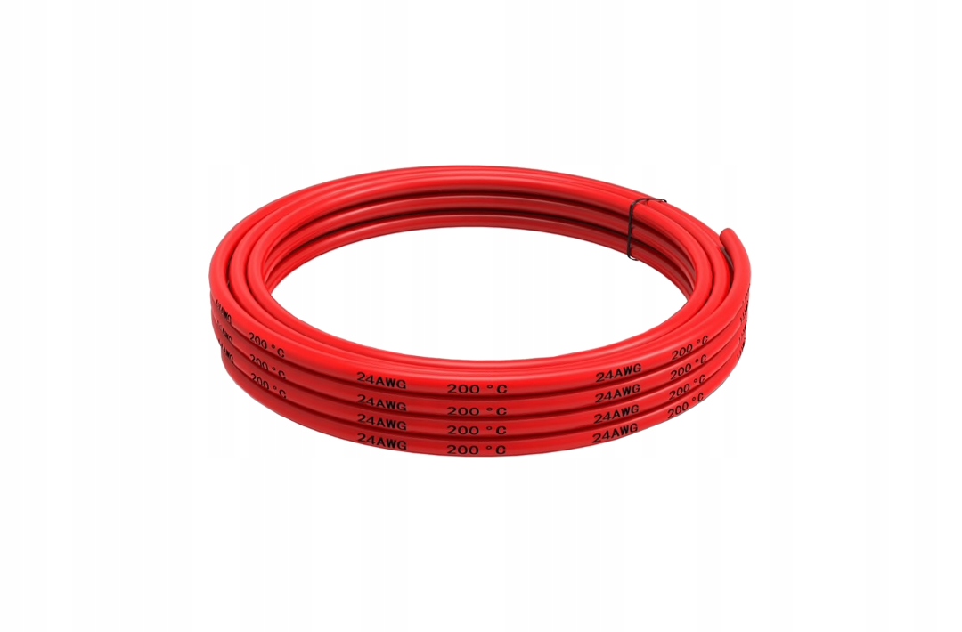 

Przewód silikonowy 24 Awg czerwony 1mb