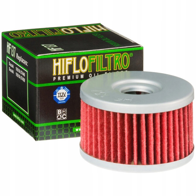 

Filtr Oleju Hiflofiltro HF137 Suzuki DR600 LS650