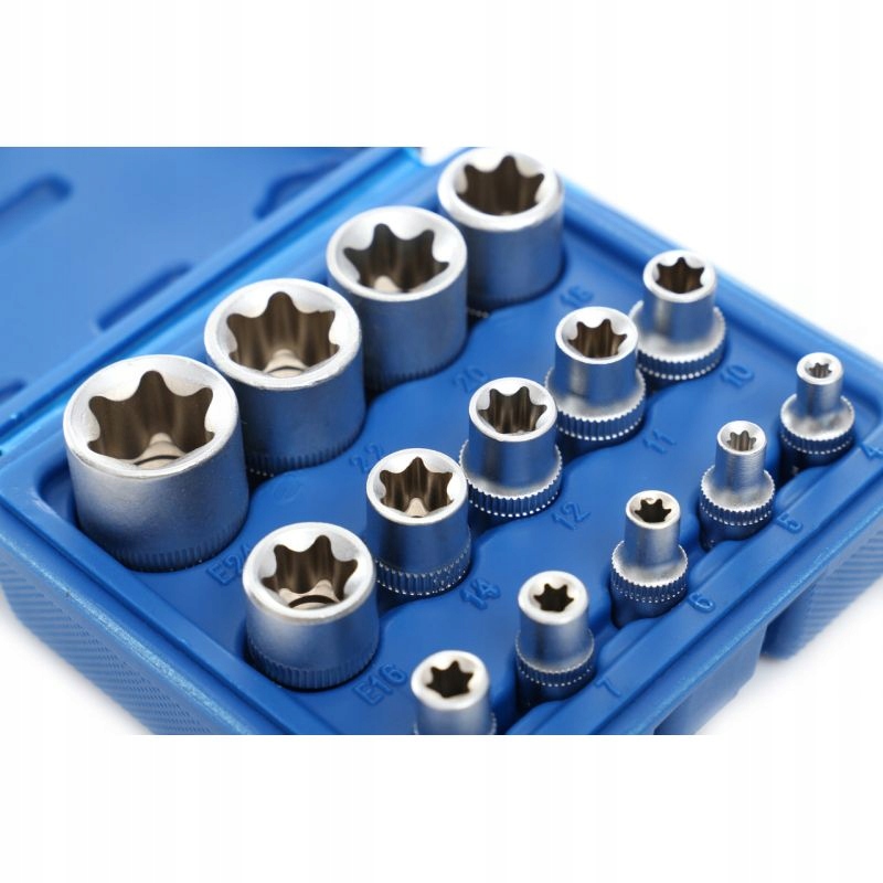 Zestaw Nasadek Torx y Wewnętrzny E4-E24 14 Szt