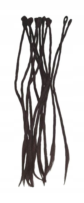 Pasma syntetyczne dredy ciemny brąz