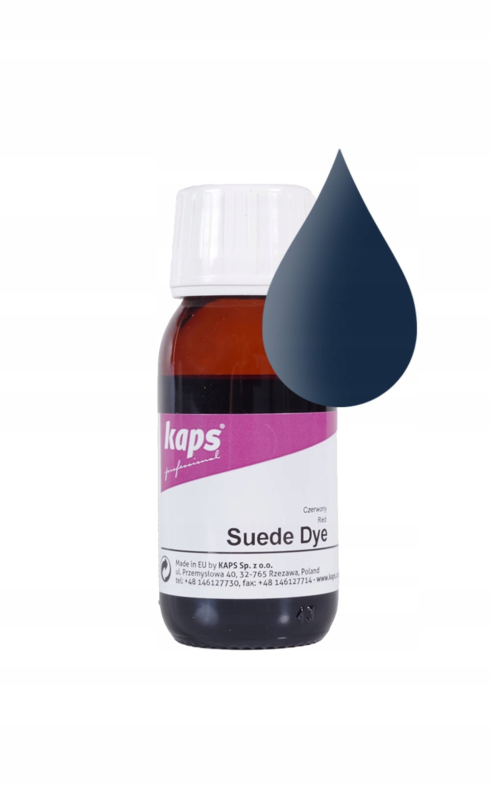 

Farba do Zamszu Nubuku Weluru Kaps 117-granatowy