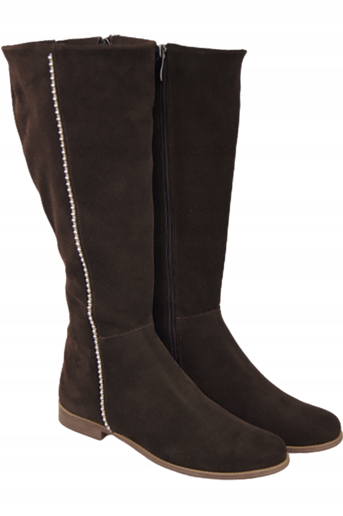 Kozaki Damskie skóra naturalna 153 ElitaBut Płeć kobieta