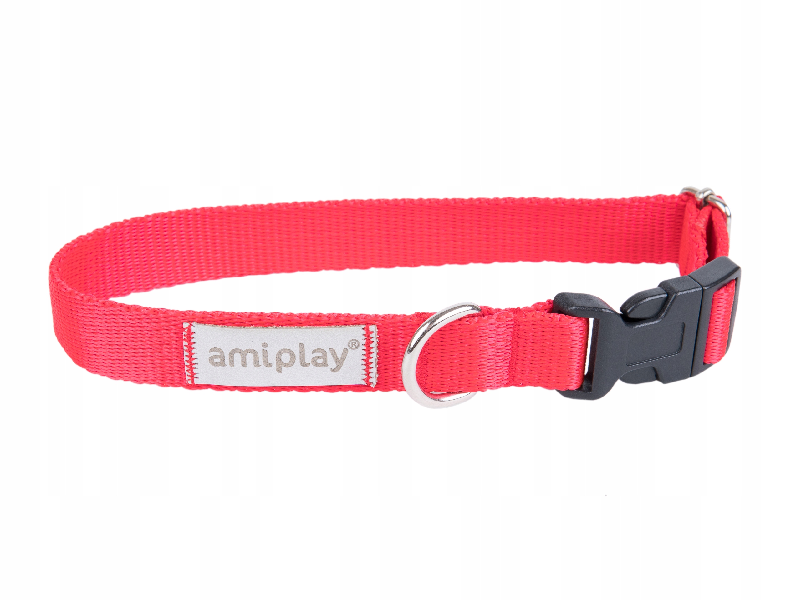 

amiplay Obroża regulowana Samba M Czerwona